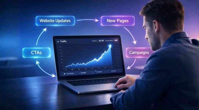 eose website updates new pages ctas campaigns traffic spike