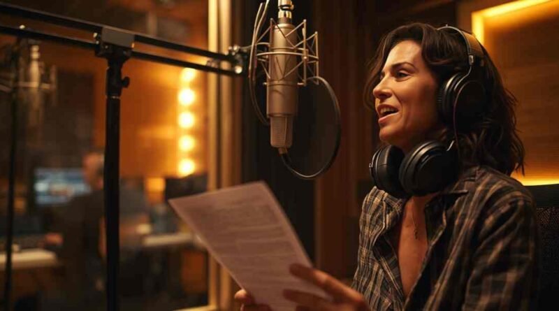 miriam ficher voice actress used the accent ginger julia sawalha